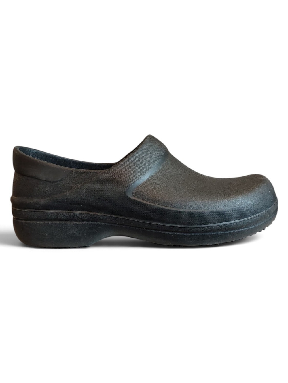 Crocs Women's 9 Neria Pro II Comfort Slip On Clogs Black Work Shoes Non Slip